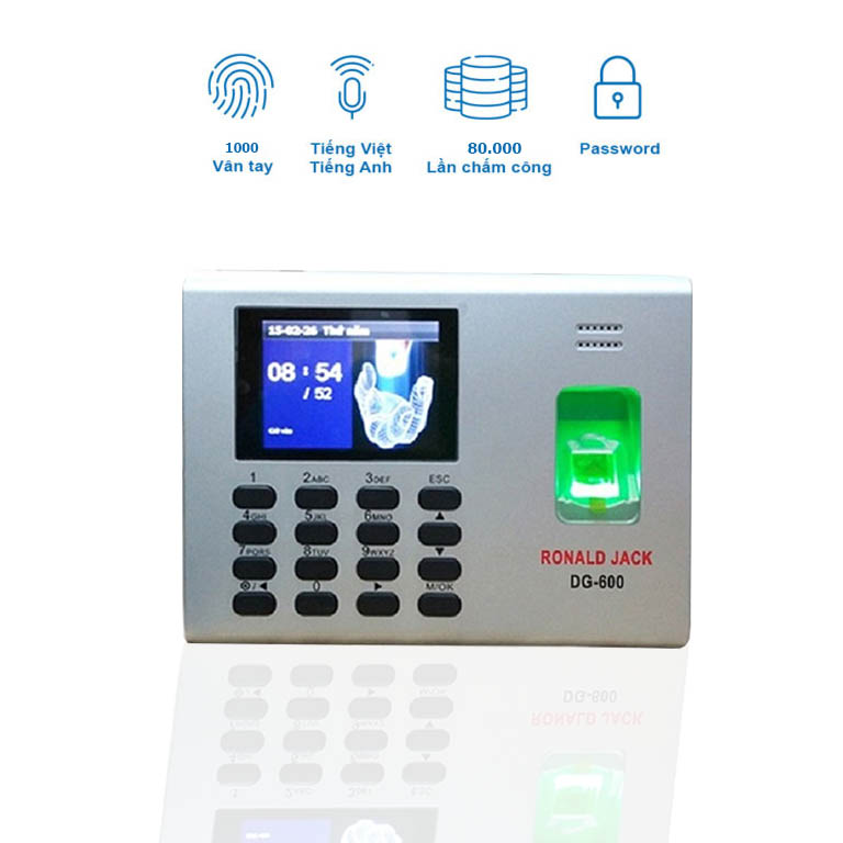 Máy chấm công Ronald Jack DG-600 2 máy chấm công Ronald Jack DG-600.